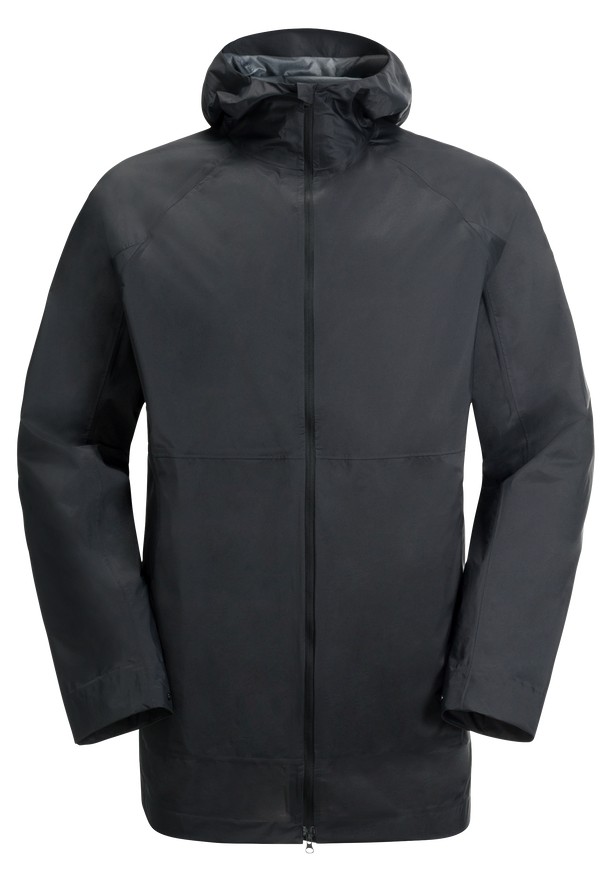 Jack Wolfskin Gutleut Regenjassen Heren Zwart | 99663890