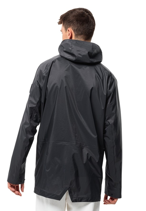 Jack Wolfskin Gutleut Regenjassen Heren Zwart | 99663890