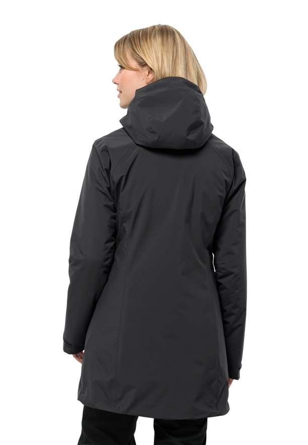 Jack Wolfskin Heidelstein Ins Winterjassen Dames Zwart | 83723406