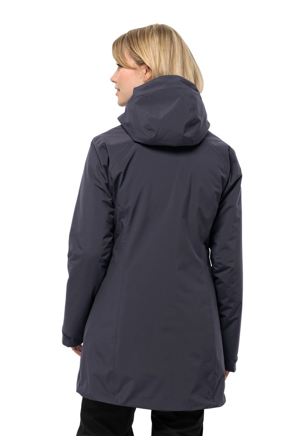 Jack Wolfskin Heidelstein Ins Winterjassen Dames Zwart | 87298028