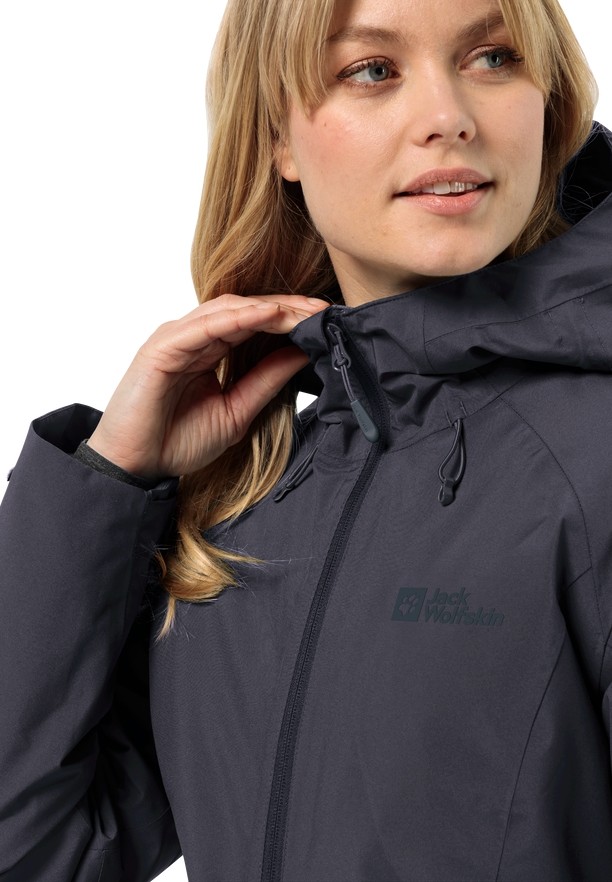 Jack Wolfskin Heidelstein Ins Winterjassen Dames Zwart | 87298028