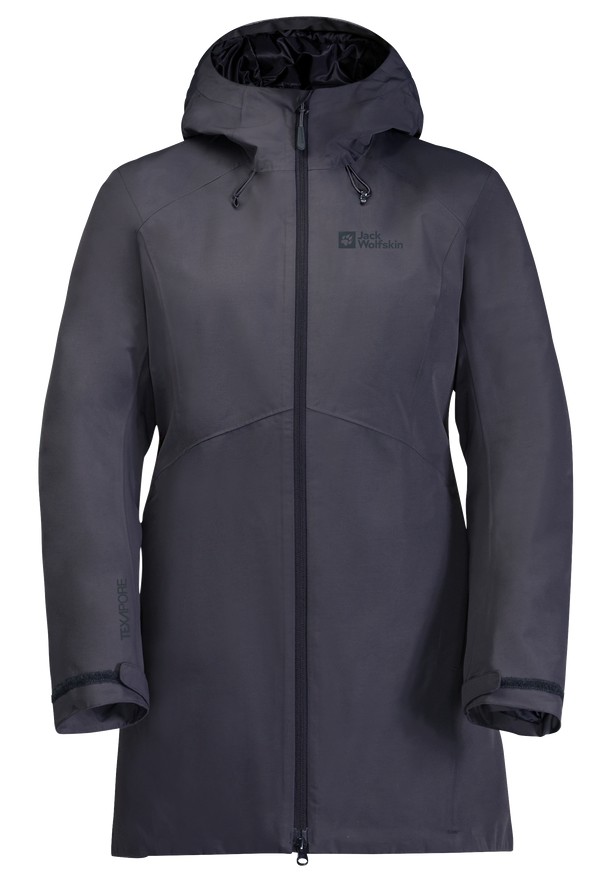 Jack Wolfskin Heidelstein Ins Winterjassen Dames Zwart | 87298028