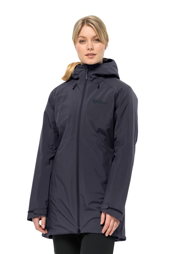 Jack Wolfskin Heidelstein Ins Winterjassen Dames Zwart | 87298028
