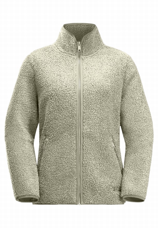 Jack Wolfskin High Curl Fleece Jassen Dames Grijs | 16997173