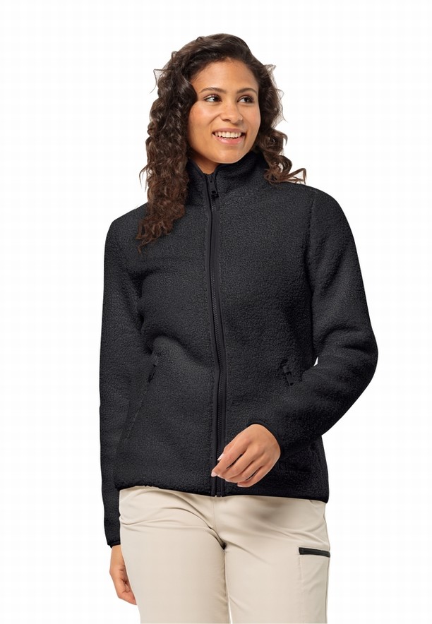 Jack Wolfskin High Curl Fleece Jassen Dames Donkerblauw | 60995160
