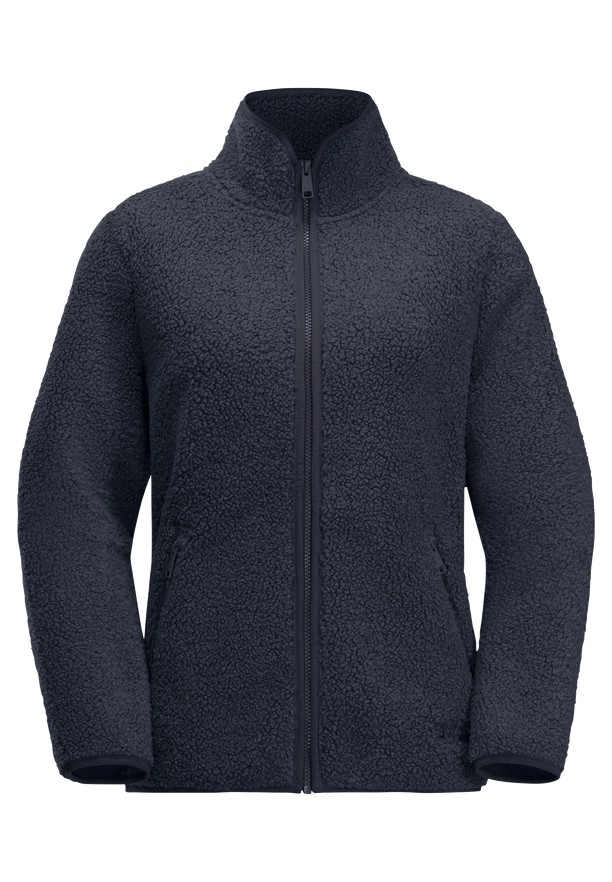 Jack Wolfskin High Curl Fleece Jassen Dames Donkerblauw | 60995160