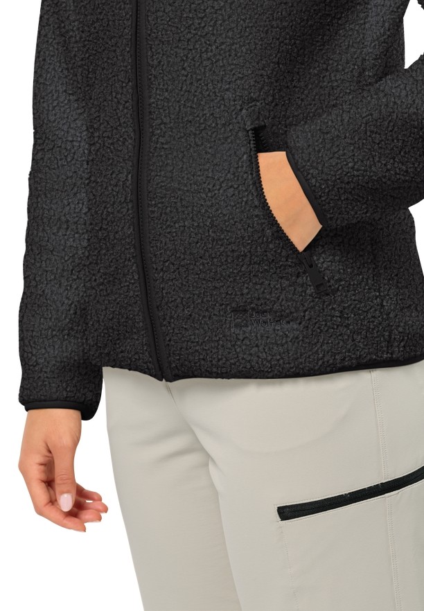 Jack Wolfskin High Curl Fleece Jassen Dames Donkerblauw | 60995160