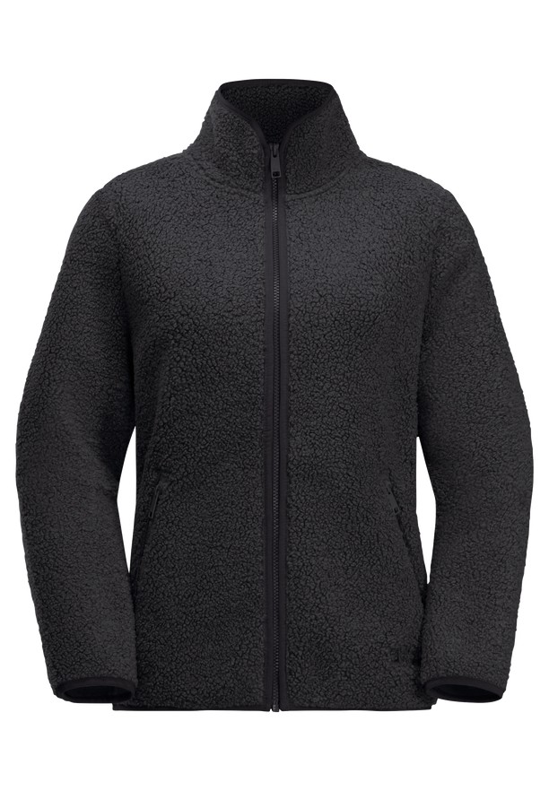 Jack Wolfskin High Curl Fleece Jassen Dames Zwart | 40657390