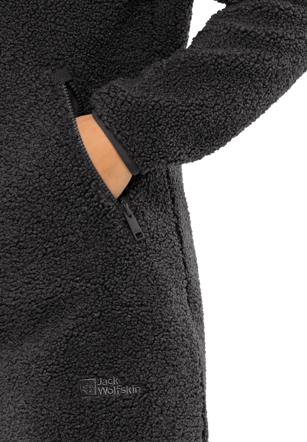 Jack Wolfskin High Curl Jassen Dames Zwart | 92030226