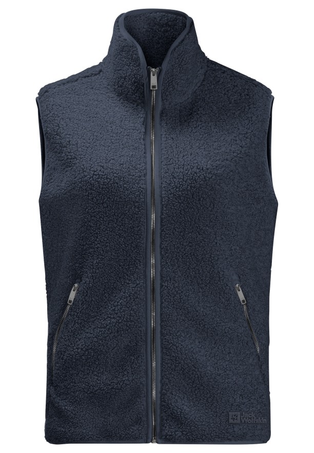 Jack Wolfskin High Curl Vest Dames Donkerblauw | 28863599