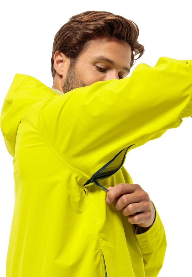 Jack Wolfskin Highest Peak 3l Regenjassen Heren Geel | 21751469