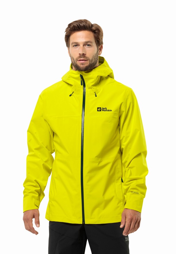 Jack Wolfskin Highest Peak 3l Regenjassen Heren Geel | 21751469