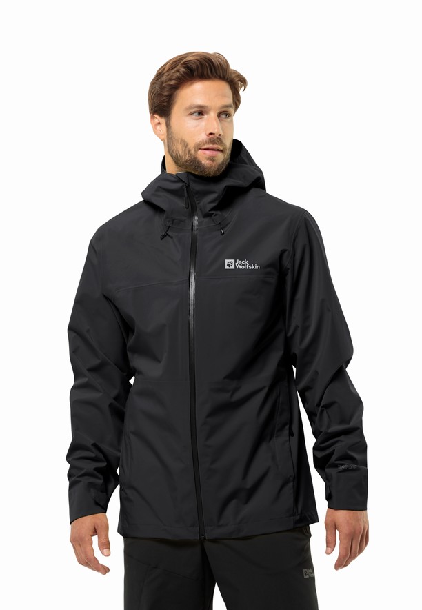 Jack Wolfskin Highest Peak 3l Regenjassen Heren Zwart | 16305007