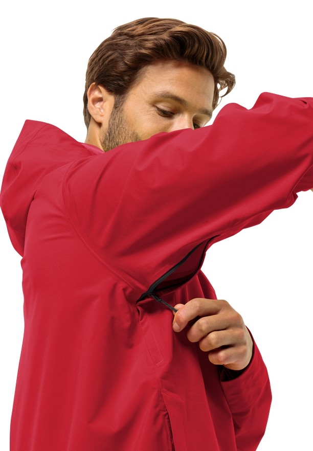 Jack Wolfskin Highest Peak 3l Regenjassen Heren Rood | 55320715