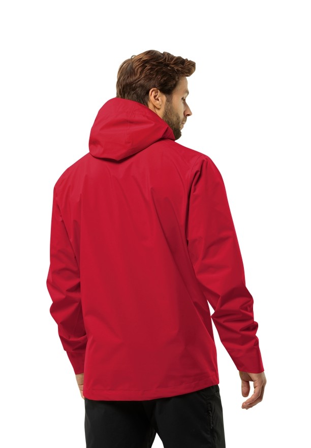 Jack Wolfskin Highest Peak 3l Regenjassen Heren Rood | 55320715