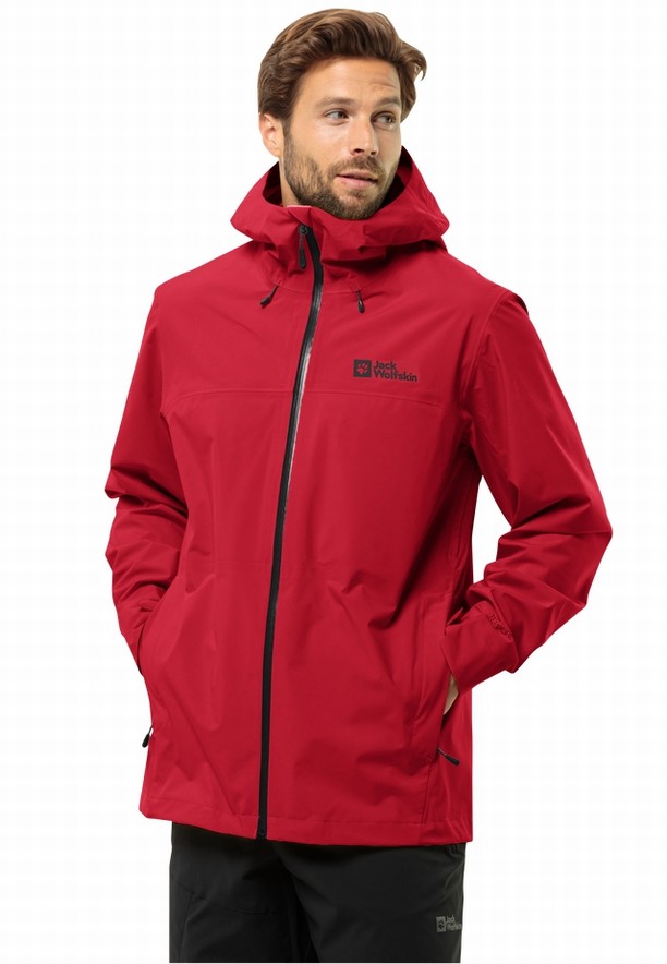 Jack Wolfskin Highest Peak 3l Regenjassen Heren Rood | 55320715