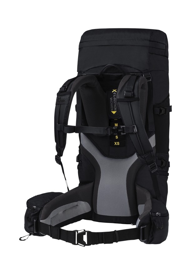 Jack Wolfskin Highland Trail 50|5 Trekking Rugzak Dames Zwart | 22507092