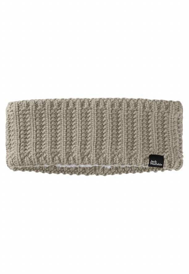 Jack Wolfskin Highloft Knit Hoofdband Dames Grijs | 97015301