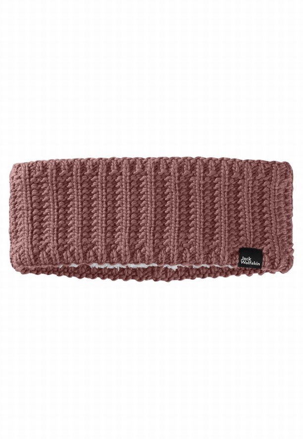 Jack Wolfskin Highloft Knit Hoofdband Dames Rood | 69003413