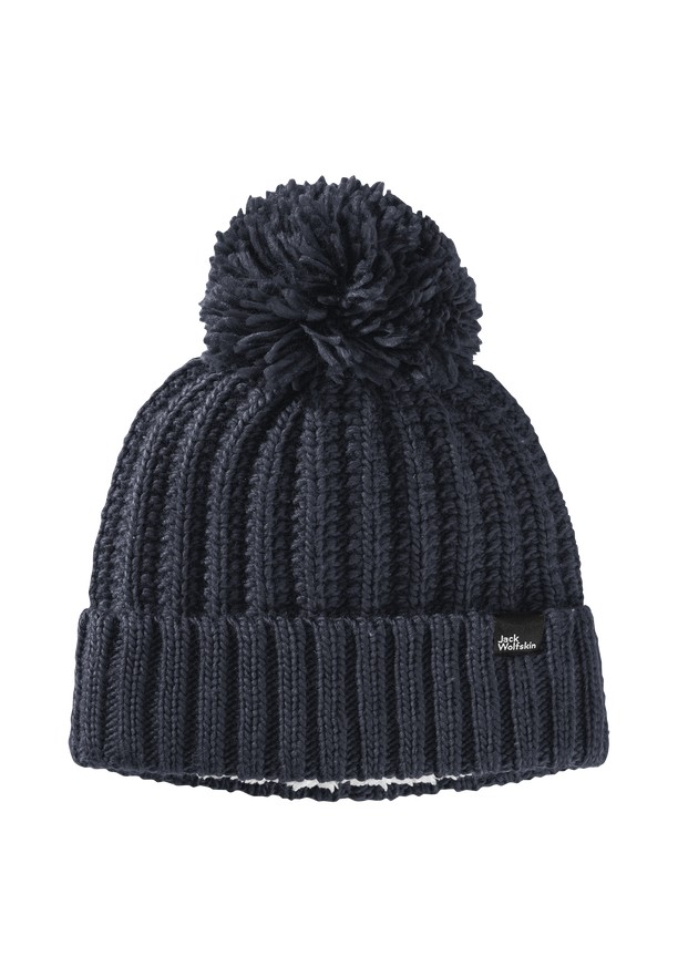 Jack Wolfskin Highloft Knit Muts Dames Donkerblauw | 13782634