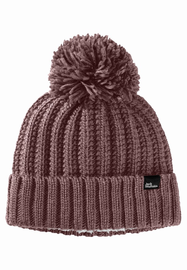 Jack Wolfskin Highloft Knit W Muts Heren Rood | 68910950