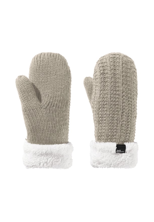 Jack Wolfskin Highloft Knit Wanten Dames Grijs | 81036541