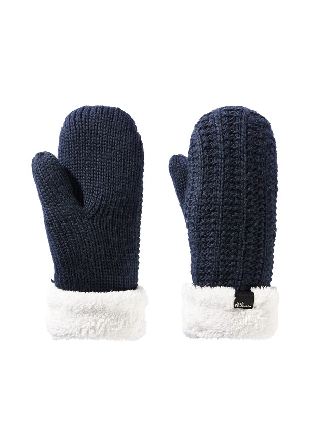 Jack Wolfskin Highloft Knit Wanten Dames Donkerblauw | 25758645