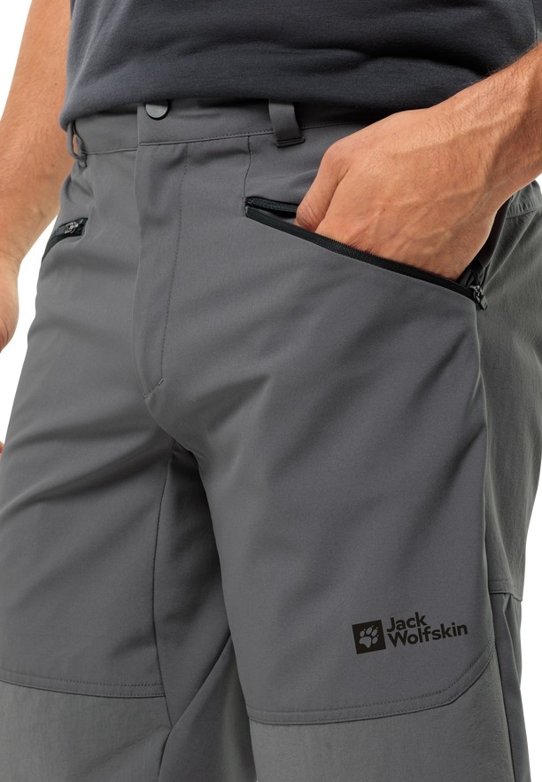 Jack Wolfskin Hiking Alpine Korte Broek Heren Grijs | 91630502