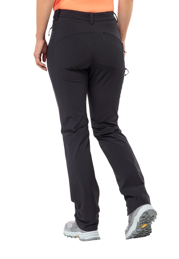 Jack Wolfskin Holdsteig Wandelbroeken Dames Zwart | 32788113