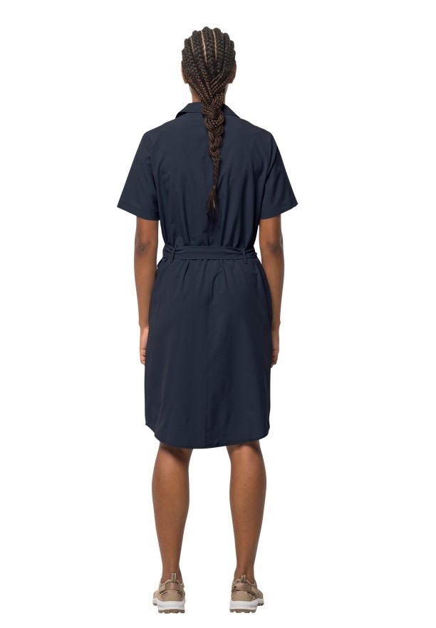 Jack Wolfskin Holiday Midi Jurk Dames Donkerblauw | 60863452
