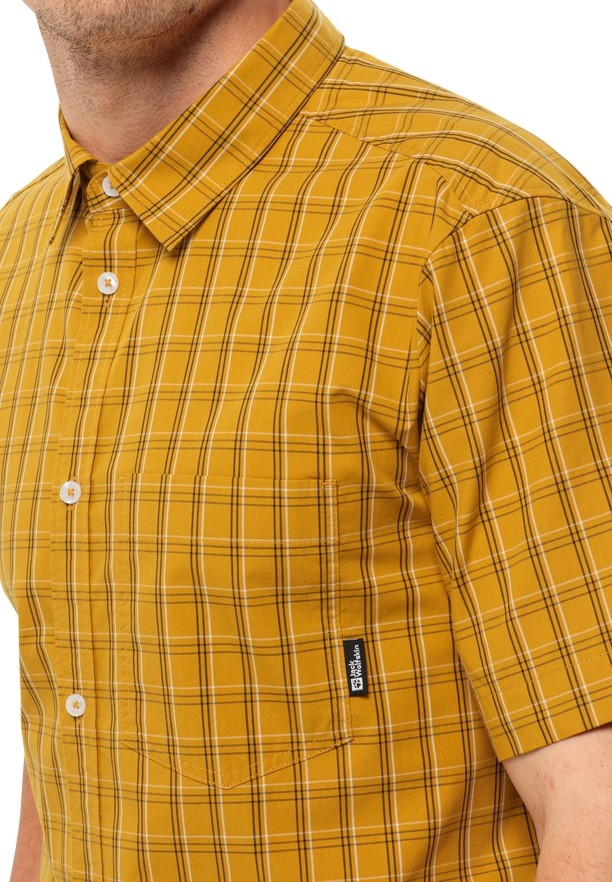 Jack Wolfskin Hot Springs Overhemd Heren Geel | 80172735