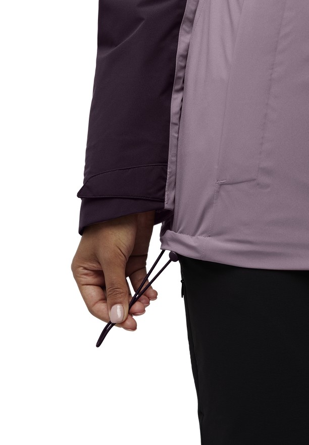 Jack Wolfskin Hunberg 3in1 Jassen Dames Paars | 20500014