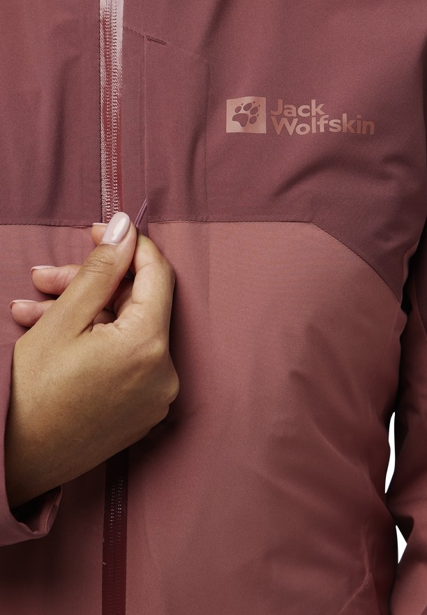 Jack Wolfskin Hunberg 3in1 Jassen Dames Rood | 20701900