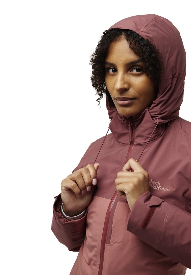 Jack Wolfskin Hunberg 3in1 Jassen Dames Rood | 20701900