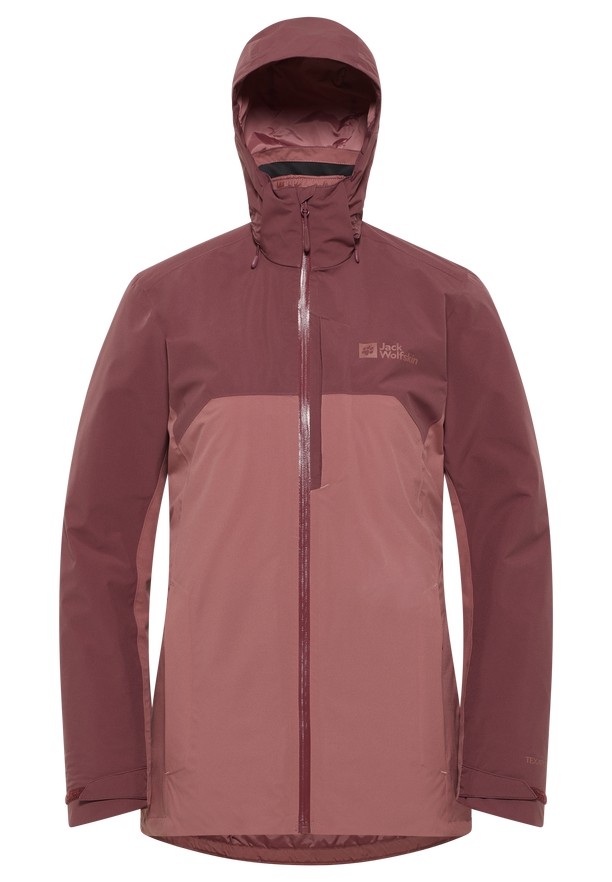 Jack Wolfskin Hunberg 3in1 Jassen Dames Rood | 20701900