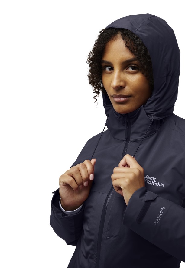 Jack Wolfskin Hunberg 3in1 Jassen Dames Donkerblauw | 82121086