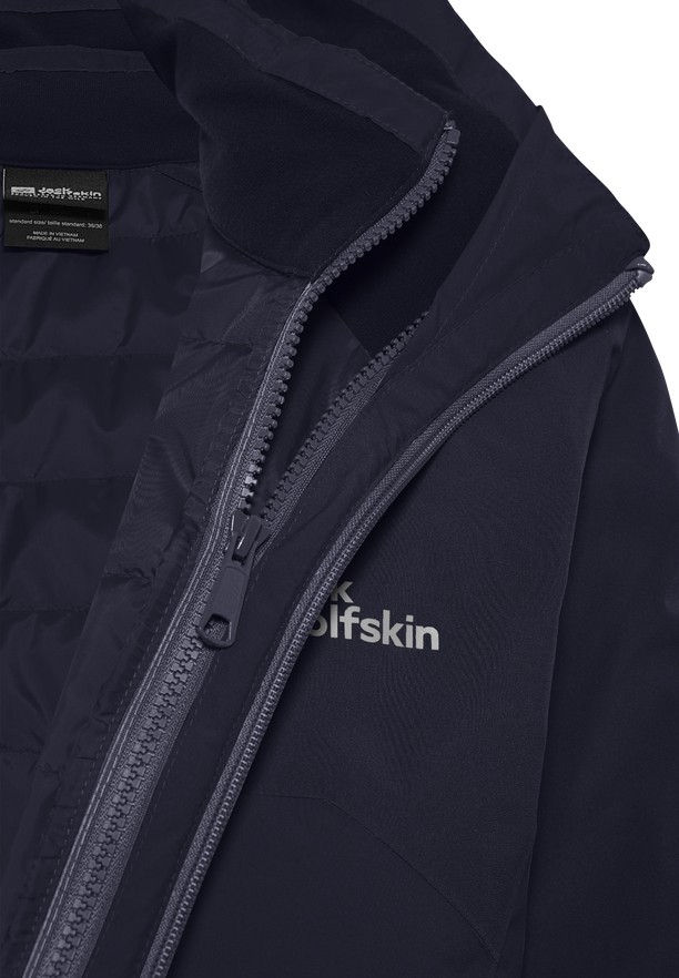 Jack Wolfskin Hunberg 3in1 Jassen Dames Donkerblauw | 82121086