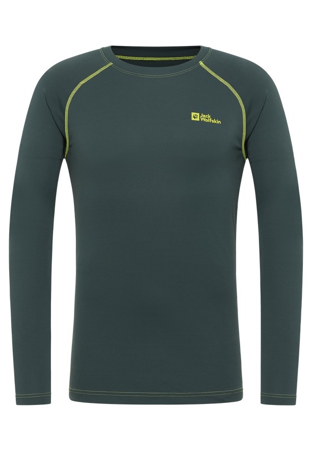 Jack Wolfskin Infinite Light Ls T-shirts Heren Groen | 19719989