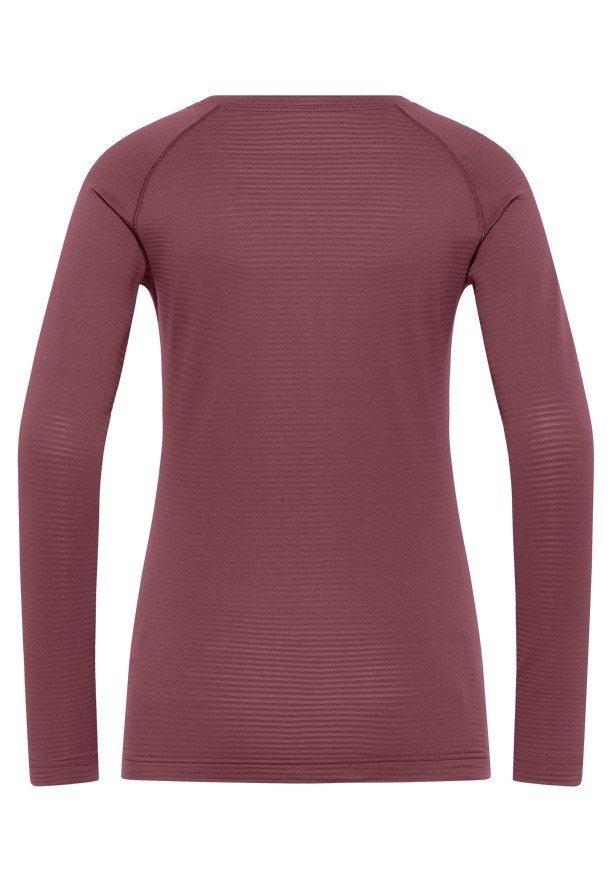 Jack Wolfskin Infinite Warm Ls T-shirts Dames Rood | 45023359