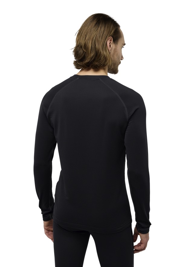 Jack Wolfskin Infinite Warm Ls T-shirts Heren Zwart | 32380675