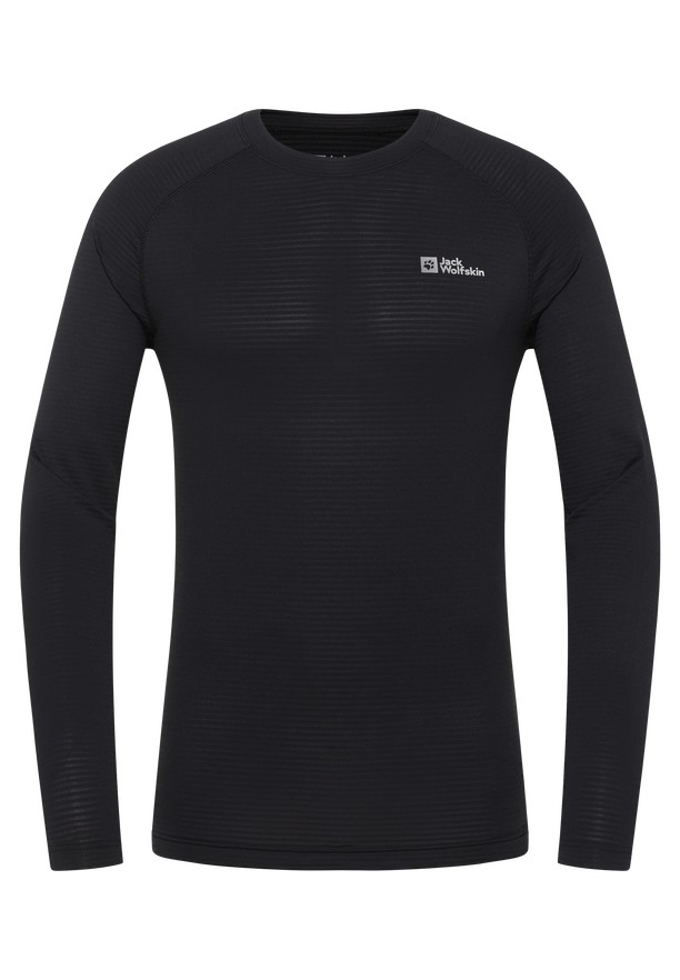 Jack Wolfskin Infinite Warm Ls T-shirts Heren Zwart | 32380675
