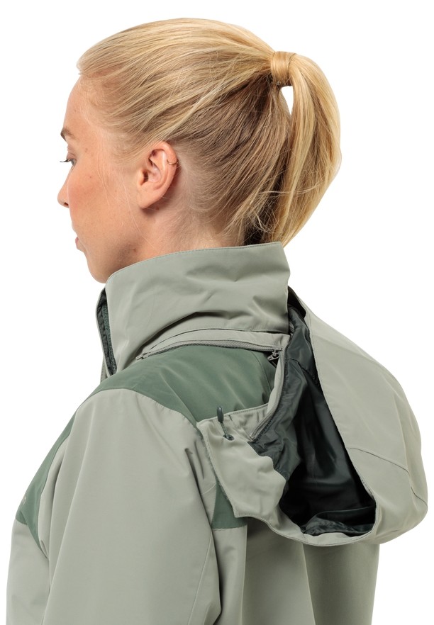 Jack Wolfskin Jasper 2l Regenjassen Dames Grijs | 16214275