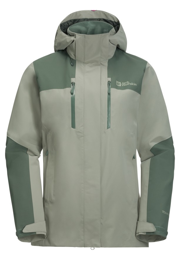 Jack Wolfskin Jasper 2l Regenjassen Dames Grijs | 16214275