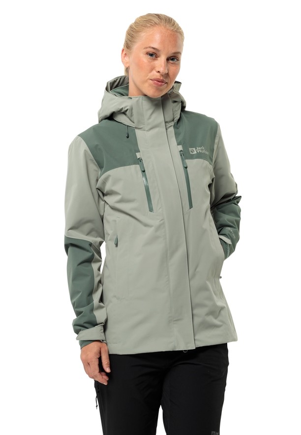 Jack Wolfskin Jasper 2l Regenjassen Dames Grijs | 16214275