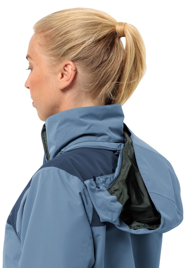 Jack Wolfskin Jasper 2l Regenjassen Dames Blauw | 21259548