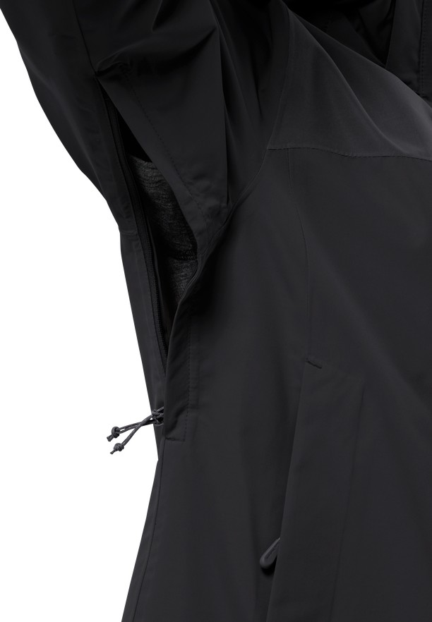 Jack Wolfskin Jasper 2l Regenjassen Dames Zwart | 37420318