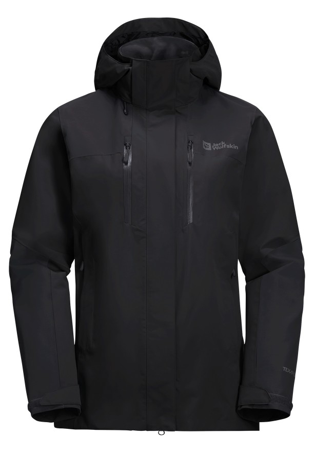Jack Wolfskin Jasper 2l Regenjassen Dames Zwart | 37420318