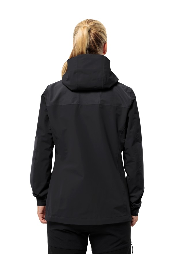 Jack Wolfskin Jasper 2l Regenjassen Dames Zwart | 37420318