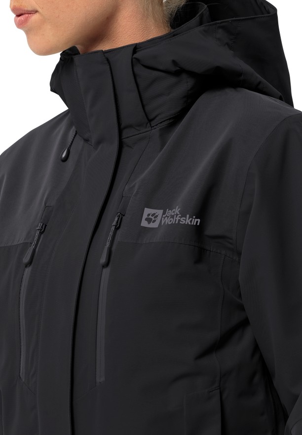 Jack Wolfskin Jasper 2l Regenjassen Dames Zwart | 37420318