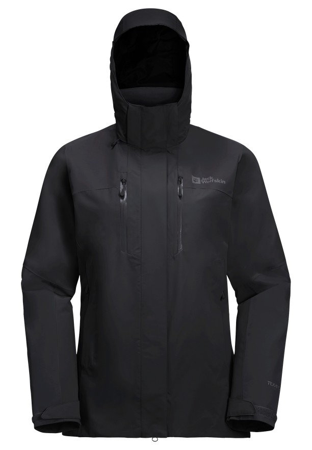 Jack Wolfskin Jasper 2l Regenjassen Dames Zwart | 37420318
